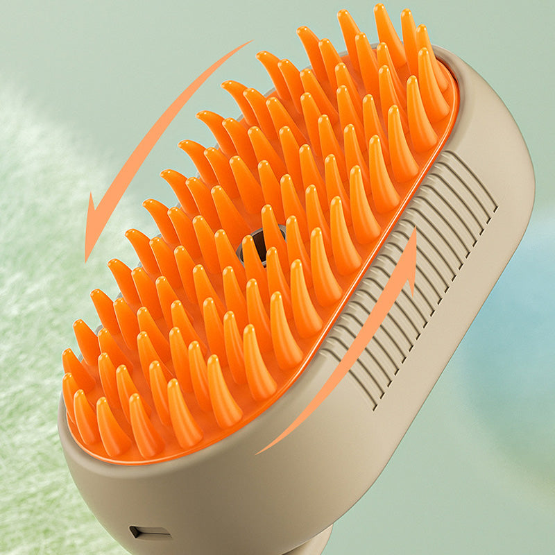 🐾✨ Peine Masajeador Multifunción con Spray para Mascotas – Cuida el Pelo de tu Mascota, Masajea y Mantén Suave y Brillante su Pelaje 💖🛁