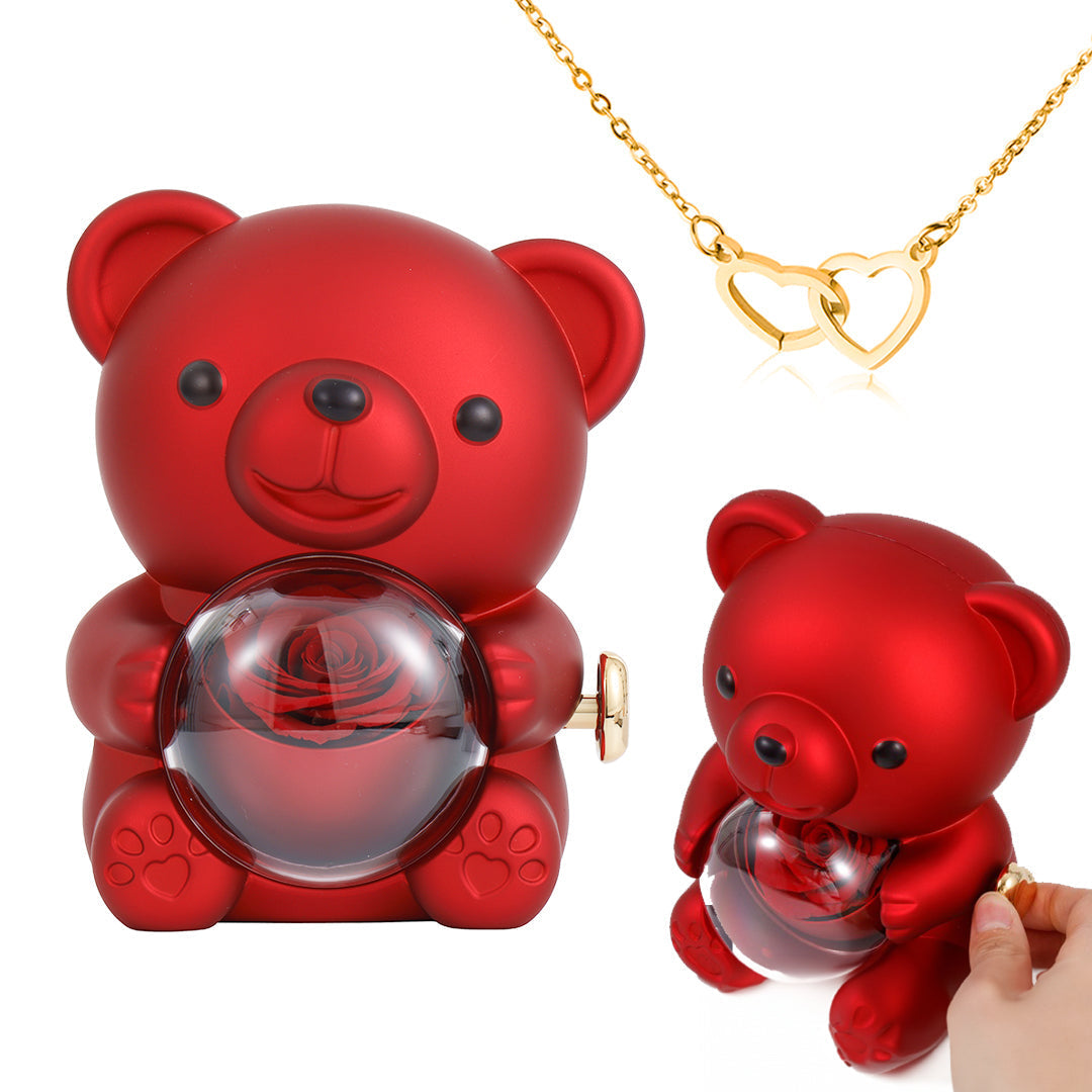 🔥【1° Más Vendido】🔥 Sin sorpresa/grabado ordinario? Collar Rosa Giratoria 50% OFF, solo 150 unidades⚡️