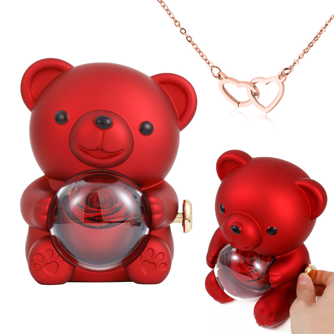 🔥【1° Más Vendido】🔥 Sin sorpresa/grabado ordinario? Collar Rosa Giratoria 50% OFF, solo 150 unidades⚡️