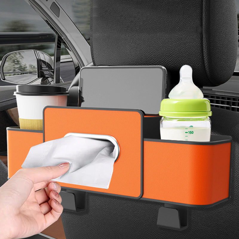 Caja de Almacenaje Multifuncional para Respaldo de Auto