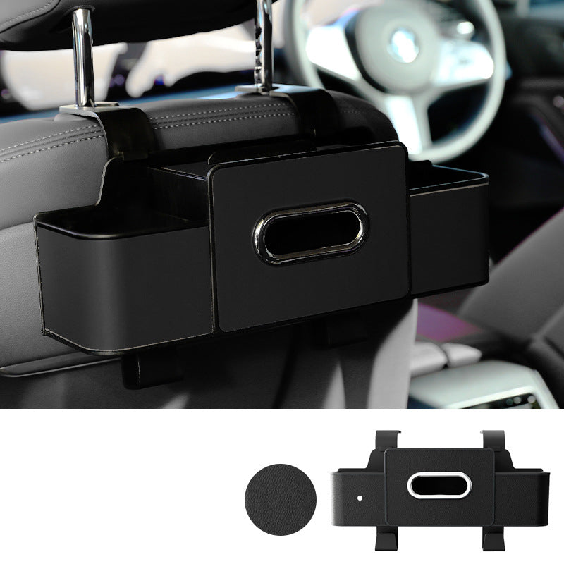 Caja de Almacenaje Multifuncional para Respaldo de Auto