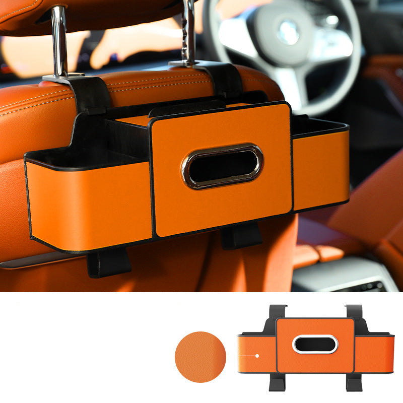 Caja de Almacenaje Multifuncional para Respaldo de Auto