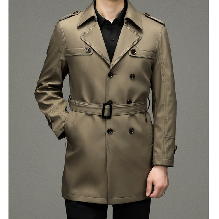🔥Especiales otoño/invierno🔥Chaqueta de Rompevientos para Hombre de Doble Botonadura🔥