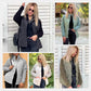 🔥 Chaqueta Voluminosa de Tejido a Punto con Piezas Acolchadas para Mujer, Nueva 2025