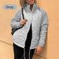 🔥 Chaqueta Voluminosa de Tejido a Punto con Piezas Acolchadas para Mujer, Nueva 2025