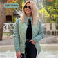 🔥 Chaqueta Voluminosa de Tejido a Punto con Piezas Acolchadas para Mujer, Nueva 2025