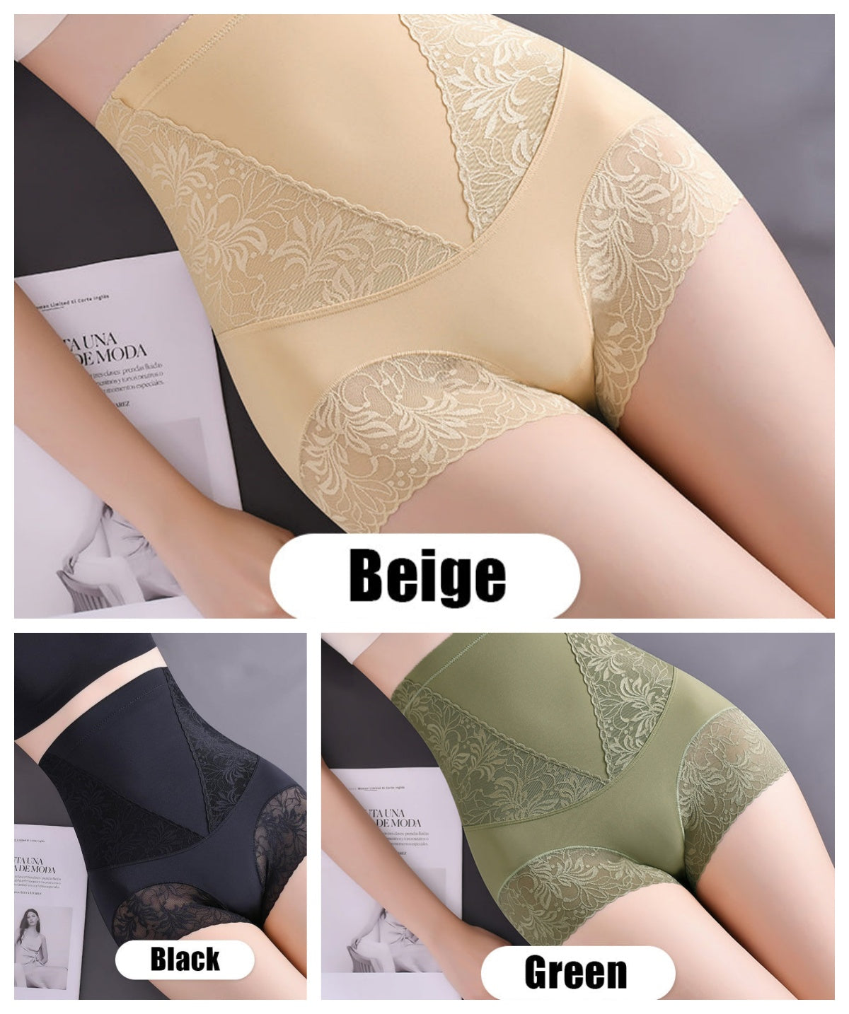 💥NUEVA VENTA CALIENTE💥Bragas de Cintura Alta Reductoras y Realzadoras para Mujer❤️‍🔥