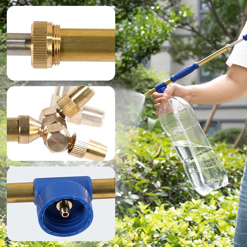 🎉 Oferta 2026 — ¡Más de 7.000 Vendidos! 🌸 Pulverizador Manual de Varilla de Cobre Doble Cabezal – Presión Alternante, Niebla Fina y Chorro – ¡Perfecto para Regar y Esterilizar! 💦