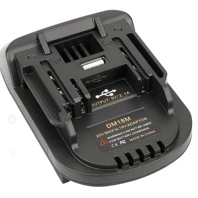 🔋 ¡COMPRA 3 LLEVA 4! ⚡ Adaptador para Batería de Litio 18V - Compatible con Herramientas de Múltiples Marcas, Mayor Autonomía y Ligero 🛠️📦