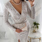 🎅🎄¡Oferta Navideña con 60% DE DESCUENTO!🔥✨¡NUEVA LLEGADA!✨ Vestido Ajustado de Lentejuelas Sexy