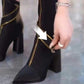 🔥🖤Rebajas Black Friday:48% DE DESCUENTO🔥Botas altas hasta la rodilla con tacón grueso y puntera afilada
