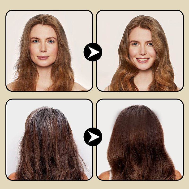 🌿Tinte para el cabello con peine seguro y práctico