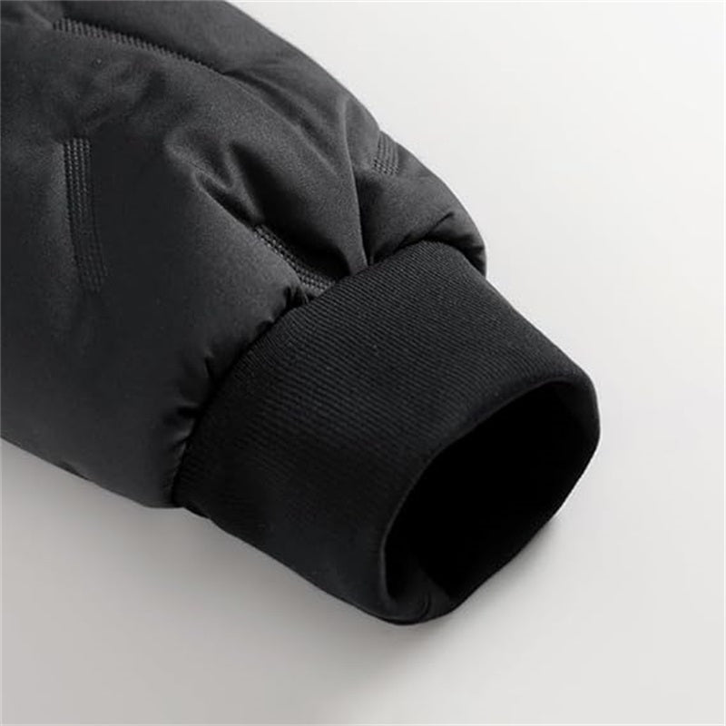 Chaqueta con Capucha y Cremallera para Hombre – Caliente de Invierno