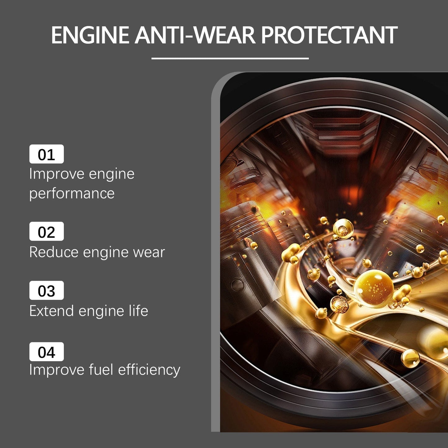 🎅Venta de Navidad🎁Protector Antidesgaste de Motor de Alta Eficiencia
