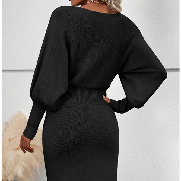🖤Black Friday Hot Sales - 49% DE DESCUENTO🔥Elegante falda de punto Conjunto de 2 piezas