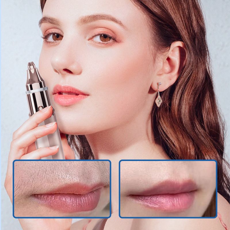 ⏰🔥LIMITED TIME 50% OFF! 💖 2-in-1 Facial Hair Remover & Eyebrow Trimmer – Precise, Gentle & Easy-to-Use for Smooth Skin ✨🌸