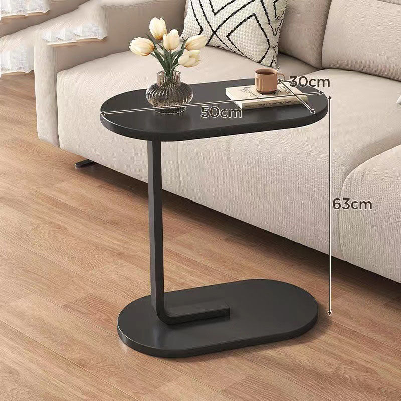 C -Shaped Nightstand End Sofa Table