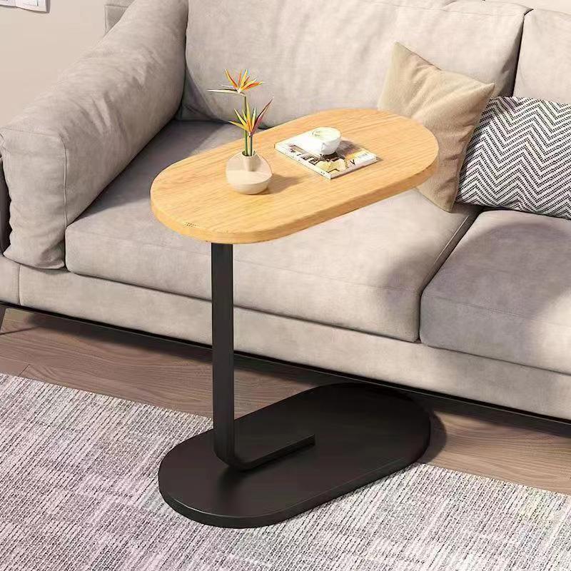 C -Shaped Nightstand End Sofa Table