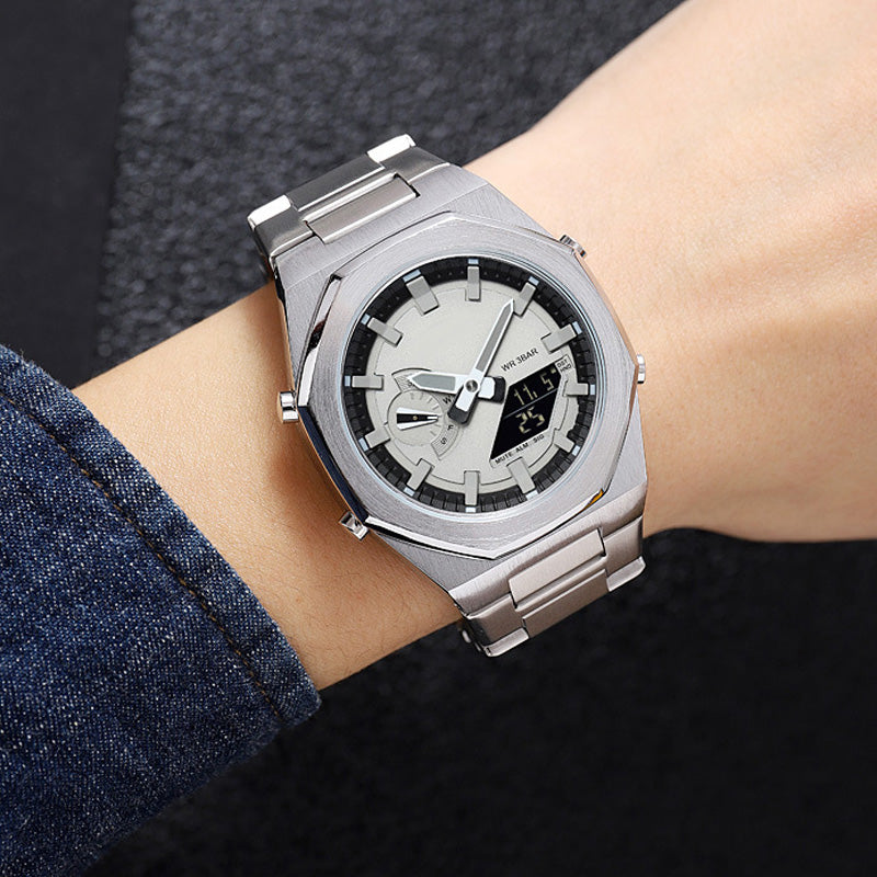 Reloj de Cuarzo Elegante de Negocios para Hombre