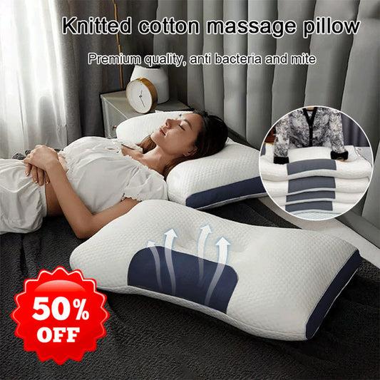 🔥🔥 Almohadas Sleep Pillow – Almohada de alta calidad con núcleo ergonómico y contorno de soporte, adecuada para un sueño suave