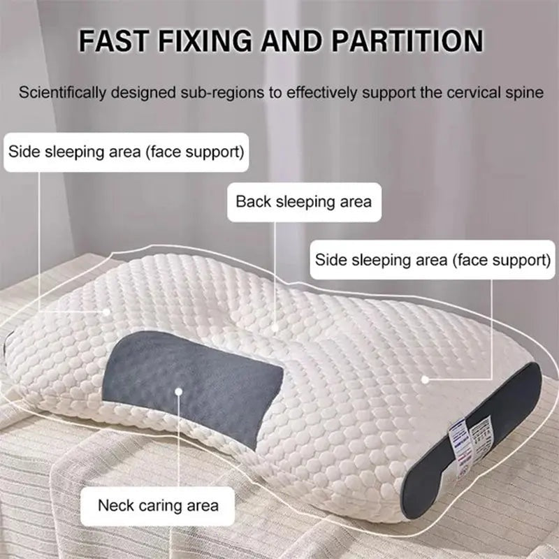 🔥🔥 Almohadas Sleep Pillow – Almohada de alta calidad con núcleo ergonómico y contorno de soporte, adecuada para un sueño suave