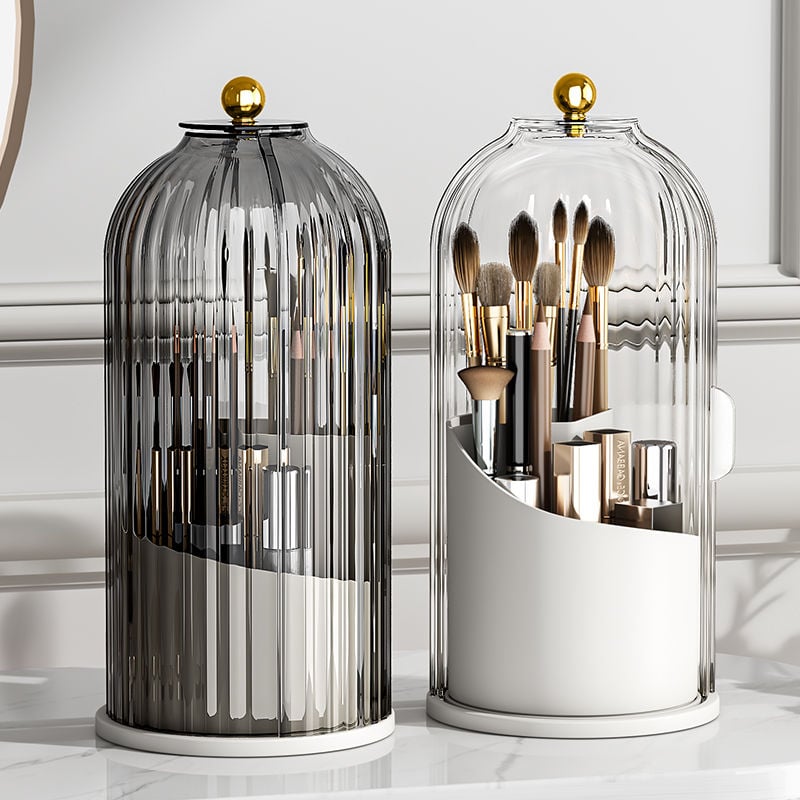 🦷🔥 ¡50% DE DESCUENTO! Organizador Giratorio 360° para Baño – Compacto, Higiénico y con Espacio para Cepillos/Cosméticos 🚿