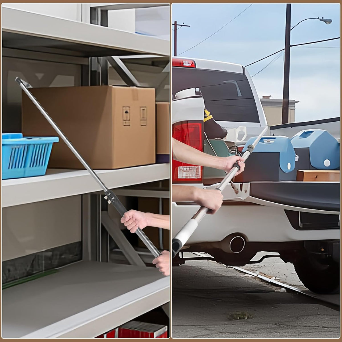 📢📢50% OFF !! ⏰Truck Cargo Grabber, Telescoping Pickup Truck Bed Retriever Tool