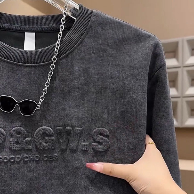 Sudadera Casual con Cuello Redondo para Hombre