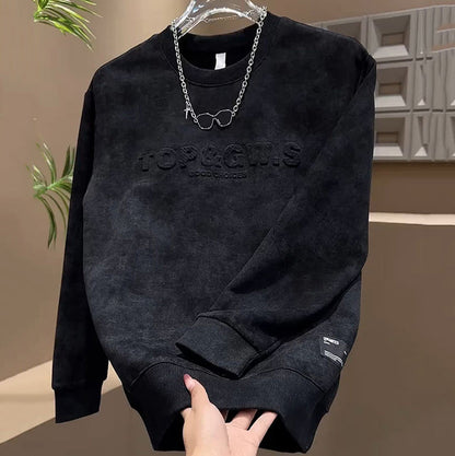 Sudadera Casual con Cuello Redondo para Hombre