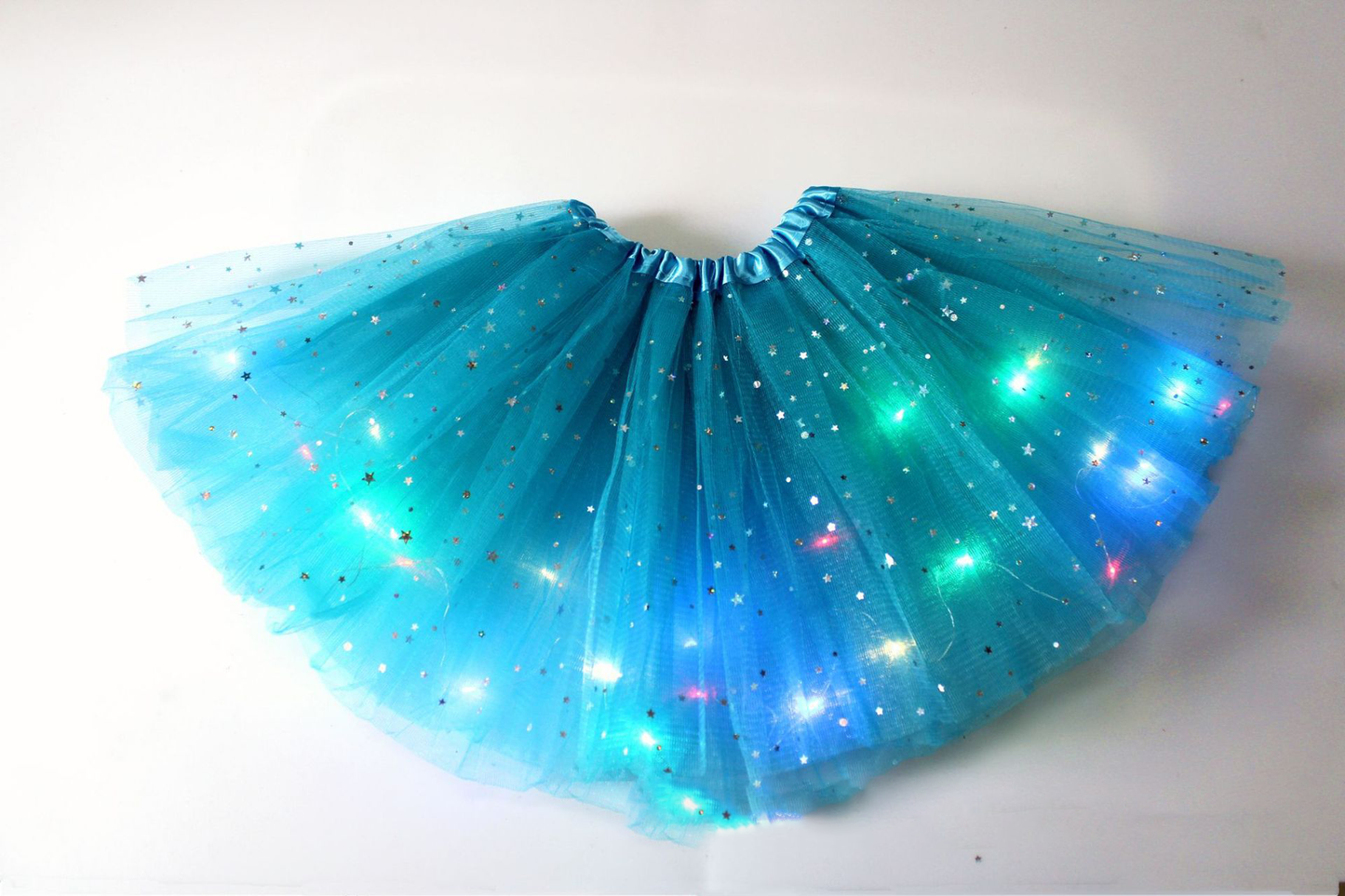 🎁💃 Mini Falda Luminosa para Niñas – Ideal para Regalo de Cumpleaños, Bailes de Ballet y Juegos Nocturnos Mágicos 🩰🌌