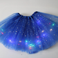 🎁💃 Mini Falda Luminosa para Niñas – Ideal para Regalo de Cumpleaños, Bailes de Ballet y Juegos Nocturnos Mágicos 🩰🌌