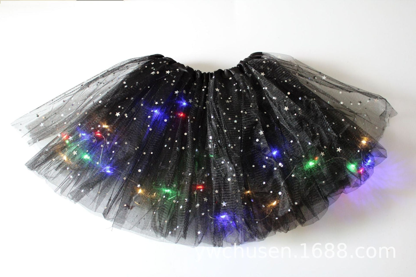 🎁💃 Mini Falda Luminosa para Niñas – Ideal para Regalo de Cumpleaños, Bailes de Ballet y Juegos Nocturnos Mágicos 🩰🌌