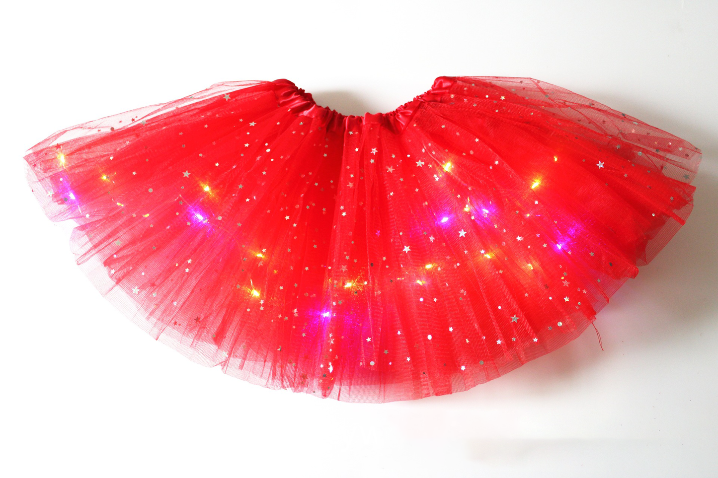🎁💃 Mini Falda Luminosa para Niñas – Ideal para Regalo de Cumpleaños, Bailes de Ballet y Juegos Nocturnos Mágicos 🩰🌌