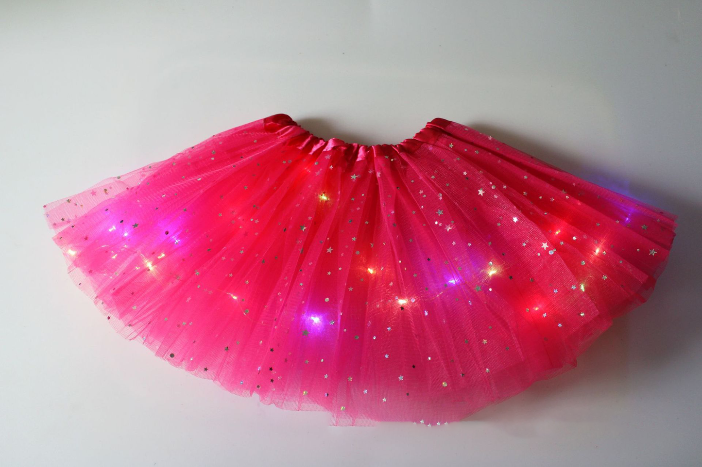 🎁💃 Mini Falda Luminosa para Niñas – Ideal para Regalo de Cumpleaños, Bailes de Ballet y Juegos Nocturnos Mágicos 🩰🌌