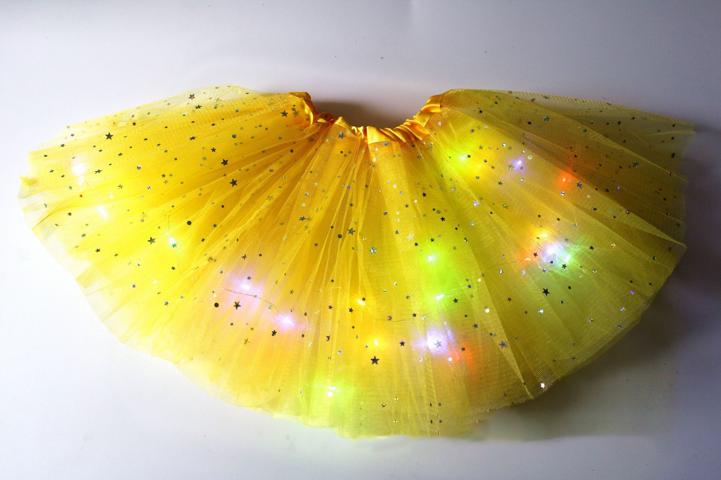 🎁💃 Mini Falda Luminosa para Niñas – Ideal para Regalo de Cumpleaños, Bailes de Ballet y Juegos Nocturnos Mágicos 🩰🌌