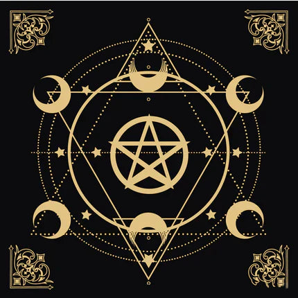 ✨Baraja de tarot Witchy Cauldron en oro rosa con libro guía🔮