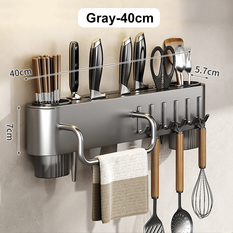 Organisateur de Cuisine Mural Multifonctionnel