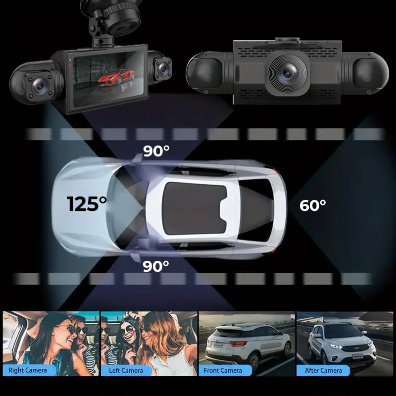 📢📢¡50% DE DESCUENTO! ⏰ Cámara de Tablero 4 Canales 1080p con Sensor G