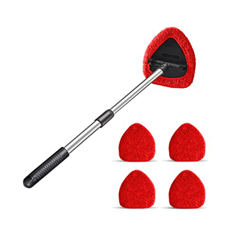🚗 Herramienta de Limpieza de Parabrisas | Extensible, 180° Rotativo, Microfibra Sin Rayas ✨ Ideal para Auto y Hogar