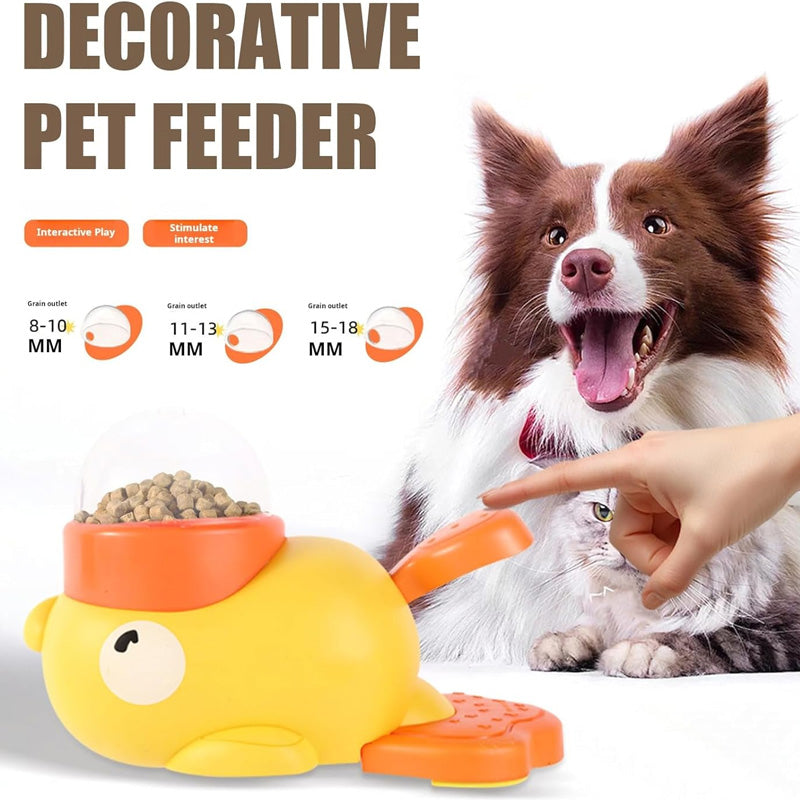 🐱🐶2-en-1 Juguete Rompecabezas Interactivo para Perros y Comedero Lento（50% DE DESCUENTO）💖