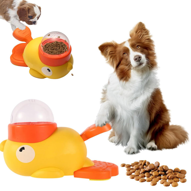 🐱🐶2-en-1 Juguete Rompecabezas Interactivo para Perros y Comedero Lento（50% DE DESCUENTO）💖