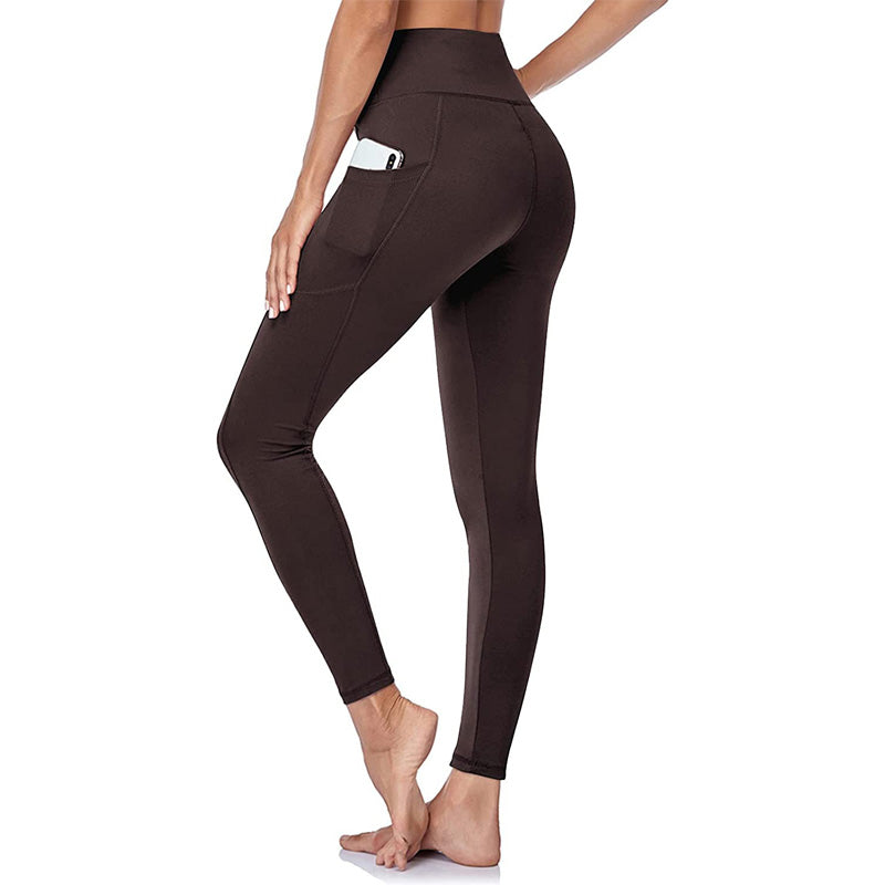 🌸Mallas de entrenamiento de control de abdomen y levantamiento de glúteos de cintura alta con bolsillo lateral