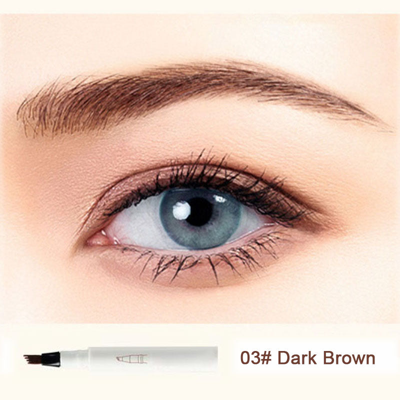 🎁Novedades 2026 ¡50% DE DESCUENTO!💥✨ Lápiz Líquido para Cejas de 4 Puntas Microblading – Trazos Naturales Pelo a Pelo 👁️