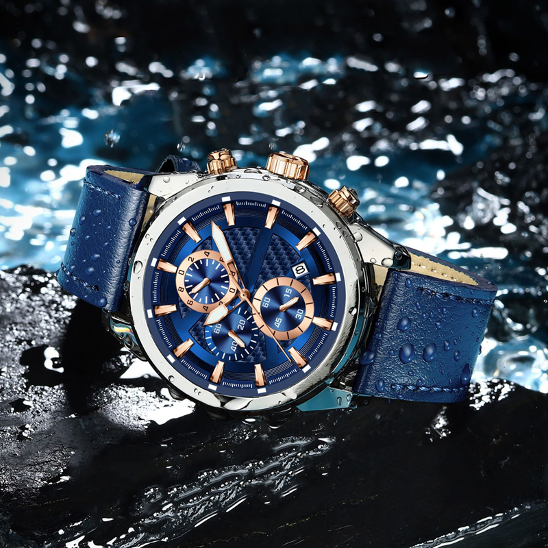 Reloj de Cuarzo Casual y Elegante para Hombre con Esfera Luminosa