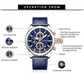 Reloj de Cuarzo Casual y Elegante para Hombre con Esfera Luminosa