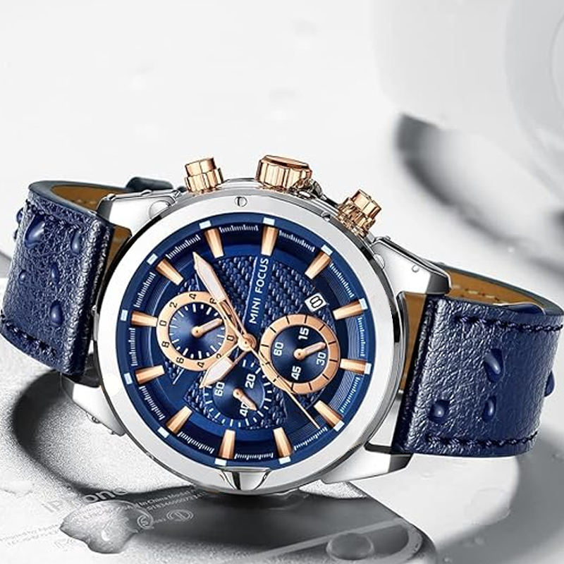 Reloj de Cuarzo Casual y Elegante para Hombre con Esfera Luminosa