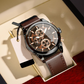 Reloj de Cuarzo Casual y Elegante para Hombre con Esfera Luminosa
