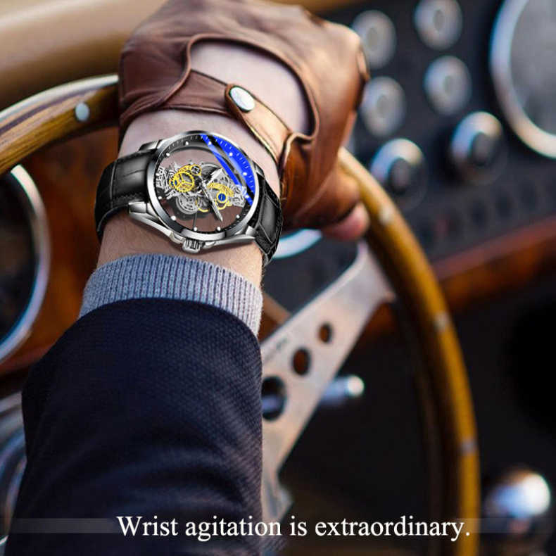 ⌚ 50 % DE DESCUENTO POR TIEMPO LIMITADO ✨ Reloj esqueleto de doble cara, luminoso y resistente al agua hasta 30 m ⚡