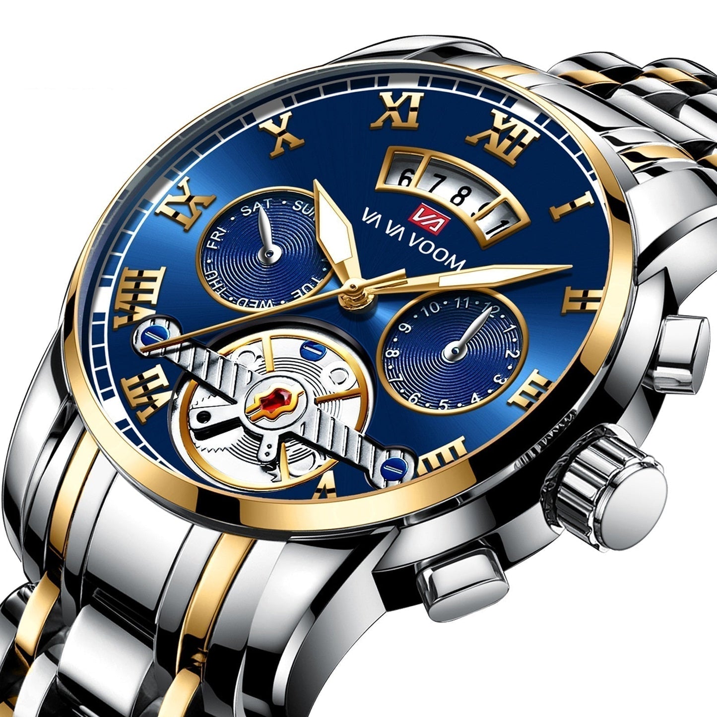 💎 Reloj luminoso impermeable de alto valor Reloj Reloj para hombre de negocios nuevo 2025