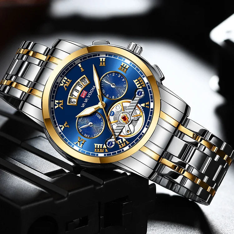 💎 Reloj luminoso impermeable de alto valor Reloj Reloj para hombre de negocios nuevo 2025